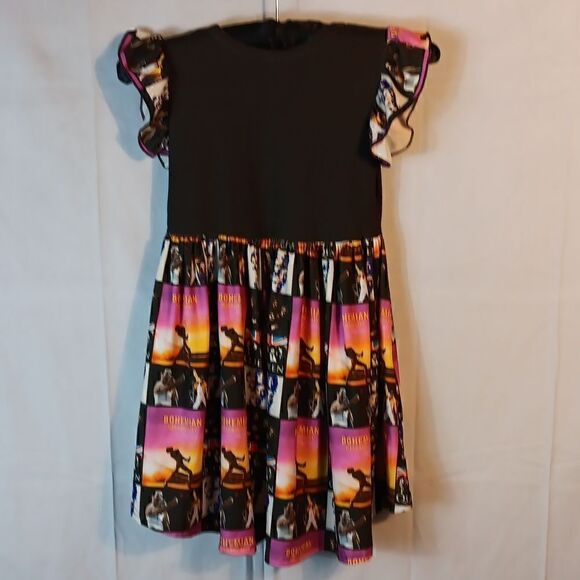 Queen "Bohemian Rhapsody" Little Girl's Dress - Picture 4 of 7